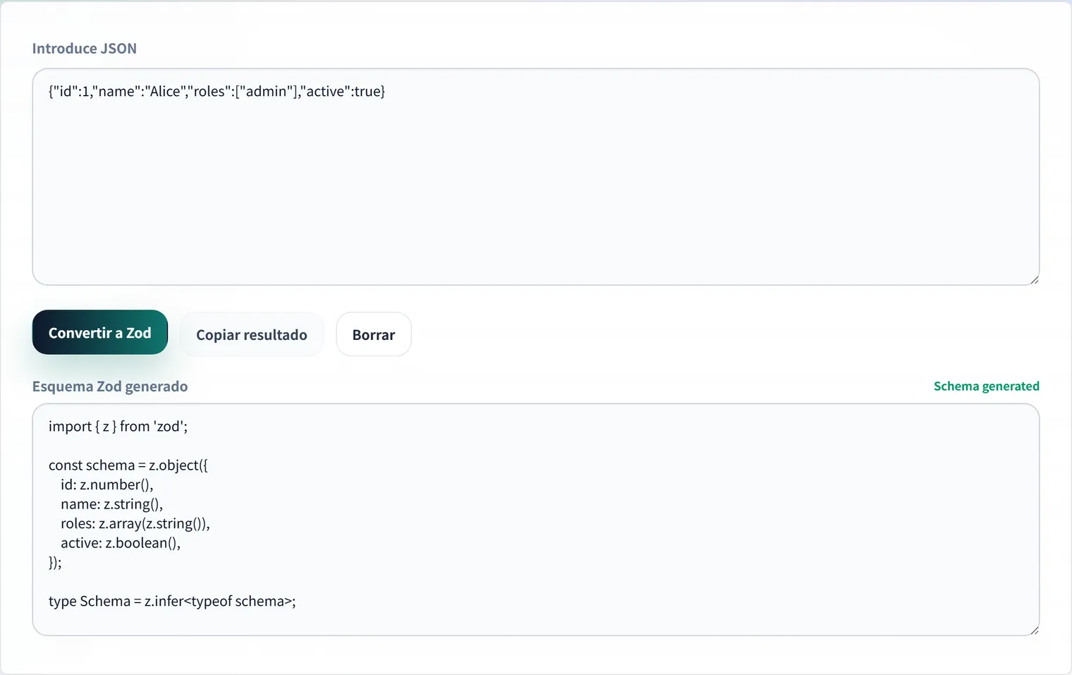 Simplifique la validación de JSON con Zod