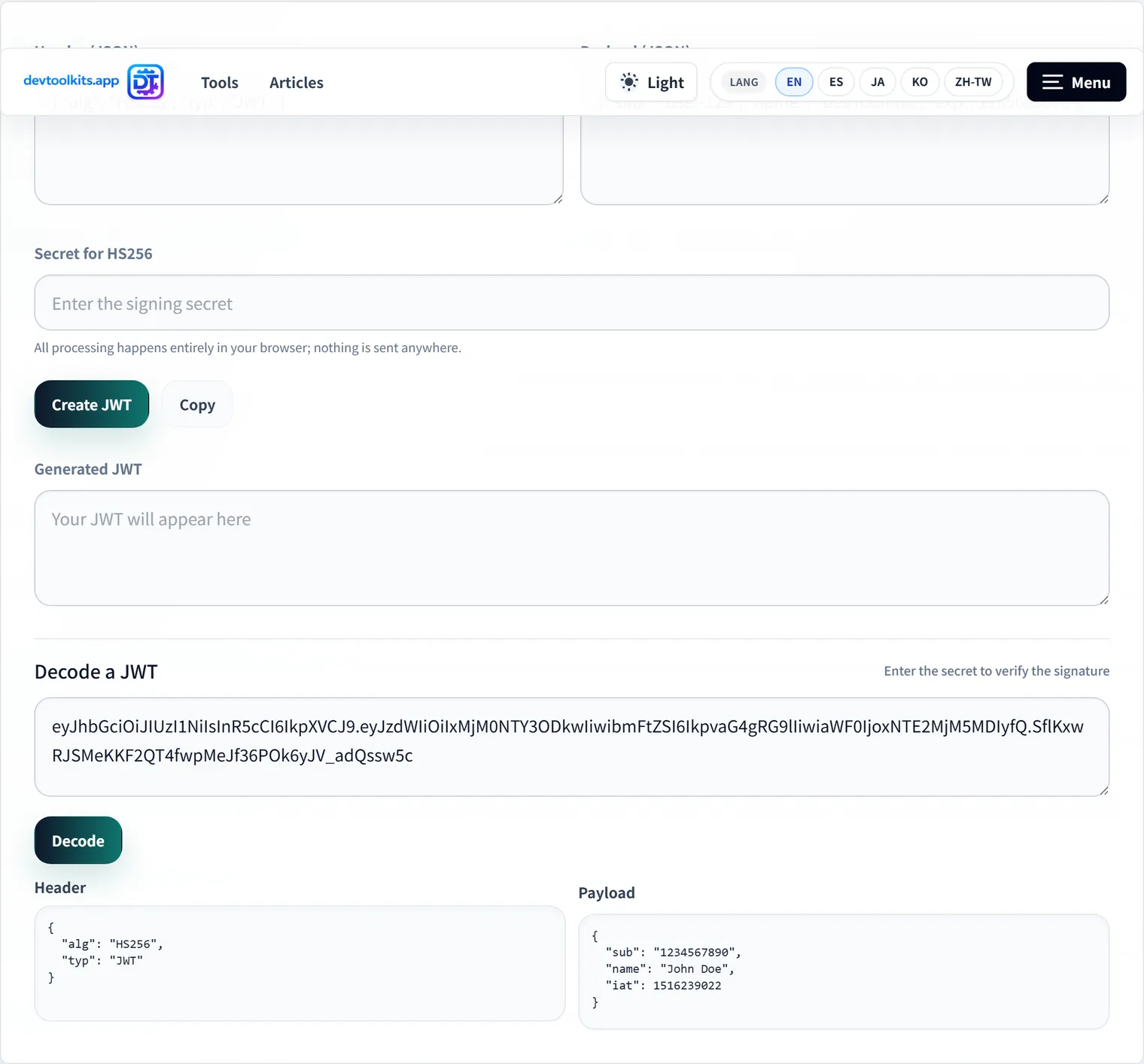 Understanding JWT (JSON Web Token): Structure, Claims, and Secure Debugging