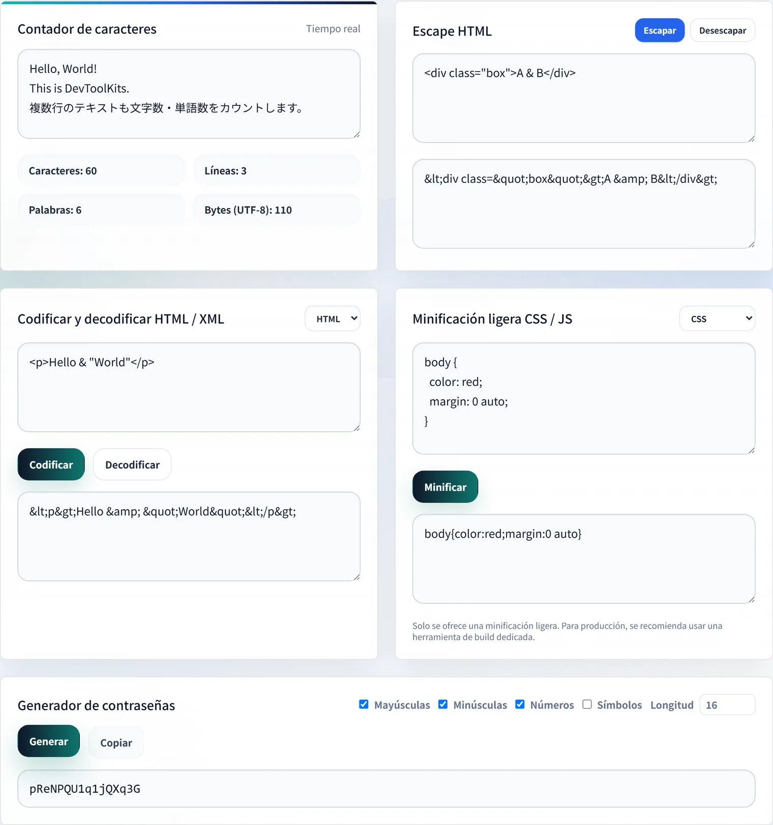 Cómo contar caracteres y limpiar texto para documentación, formularios y código